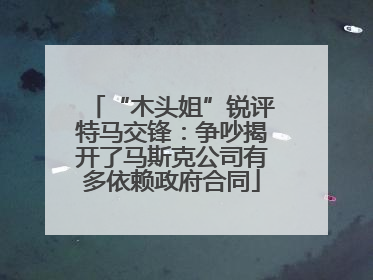 “木头姐”锐评特马交锋：争吵揭开了马斯克公司有多依赖政府合同