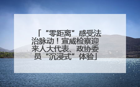 “零距离”感受法治脉动！宣威检察迎来人大代表、政协委员“沉浸式”体验
