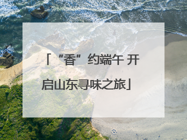 “香”约端午 开启山东寻味之旅