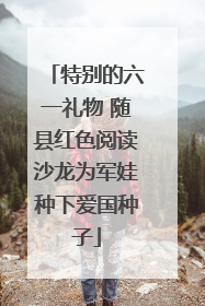 特别的六一礼物 随县红色阅读沙龙为军娃种下爱国种子
