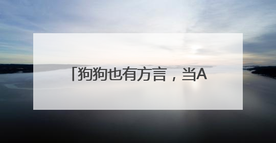 狗狗也有方言，当AI开始翻译动物语言