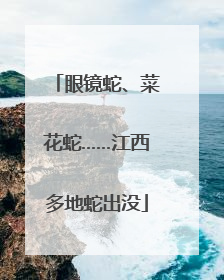 眼镜蛇、菜花蛇……江西多地蛇出没