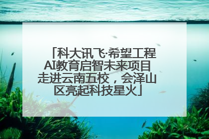 科大讯飞·希望工程AI教育启智未来项目走进云南五校，会泽山区亮起科技星火