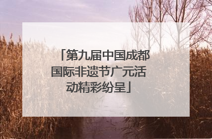 第九届中国成都国际非遗节广元活动精彩纷呈