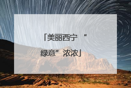 美丽西宁 “绿意”浓浓