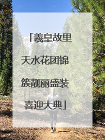 羲皇故里天水花团锦簇靓丽盛装喜迎大典