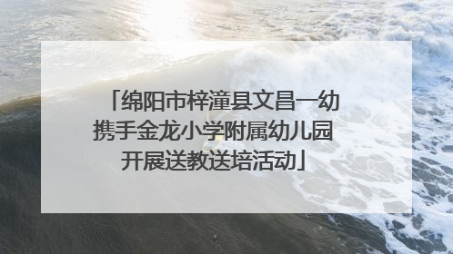 绵阳市梓潼县文昌一幼携手金龙小学附属幼儿园开展送教送培活动
