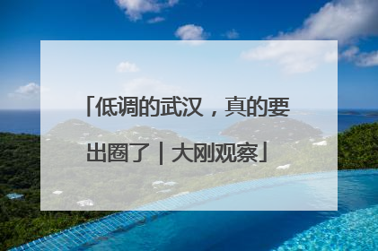 低调的武汉，真的要出圈了｜大刚观察