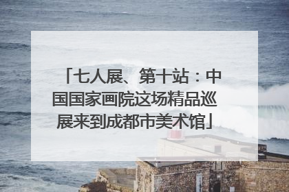七人展、第十站：中国国家画院这场精品巡展来到成都市美术馆