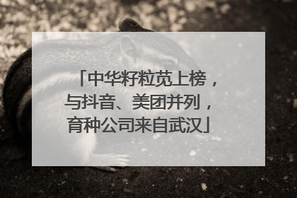 中华籽粒苋上榜，与抖音、美团并列，育种公司来自武汉