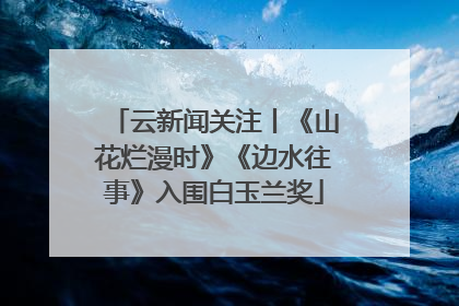 云新闻关注丨《山花烂漫时》《边水往事》入围白玉兰奖