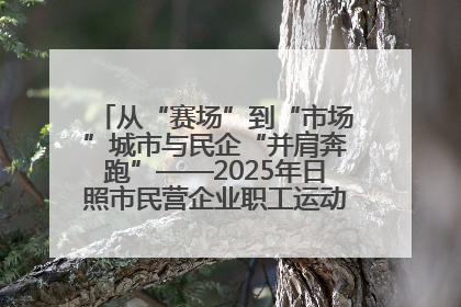 从“赛场”到“市场”城市与民企“并肩奔跑”——2025年日照市民营企业职工运动会亮点观察