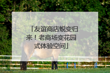 友谊商店蜕变归来！老商场变花园式体验空间