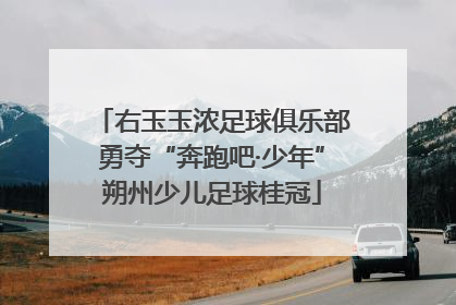 右玉玉浓足球俱乐部勇夺“奔跑吧·少年”朔州少儿足球桂冠