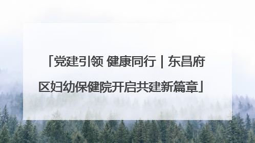 党建引领 健康同行｜东昌府区妇幼保健院开启共建新篇章