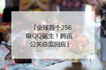 全球首个256级QQ诞生！腾讯公关总监回应