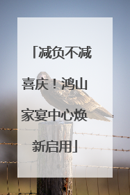 减负不减喜庆！鸿山家宴中心焕新启用