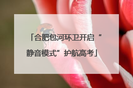 合肥包河环卫开启“静音模式”护航高考