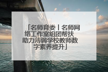 名师育娄丨名师网络工作室组团帮扶 助力薄弱学校教师数字素养提升