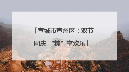 宣城市宣州区：双节同庆 “粽”享欢乐