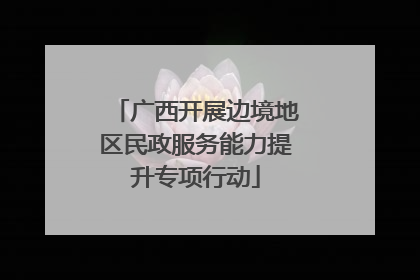 广西开展边境地区民政服务能力提升专项行动
