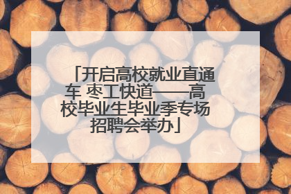 开启高校就业直通车 枣工快道——高校毕业生毕业季专场招聘会举办
