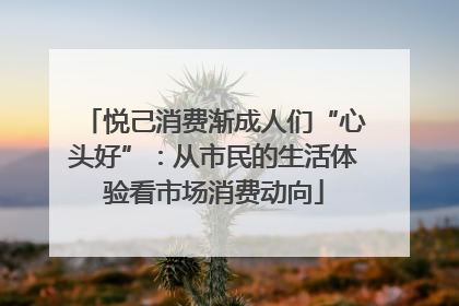 悦己消费渐成人们“心头好”：从市民的生活体验看市场消费动向