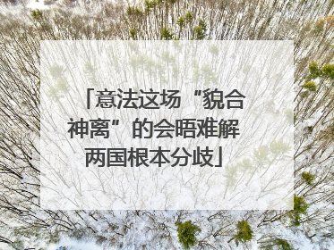 意法这场“貌合神离”的会晤难解两国根本分歧