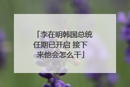 李在明韩国总统任期已开启 接下来他会怎么干
