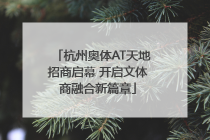 杭州奥体AT天地招商启幕 开启文体商融合新篇章