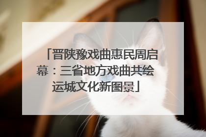 晋陕豫戏曲惠民周启幕：三省地方戏曲共绘运城文化新图景