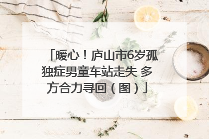暖心！庐山市6岁孤独症男童车站走失 多方合力寻回（图）