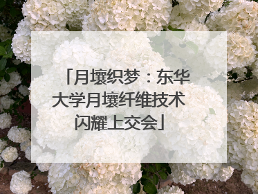 月壤织梦：东华大学月壤纤维技术闪耀上交会