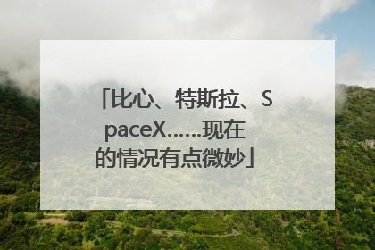 比心、特斯拉、SpaceX……现在的情况有点微妙