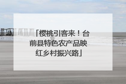 樱桃引客来！台前县特色农产品映红乡村振兴路