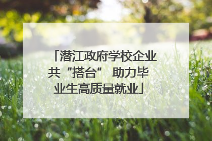 潜江政府学校企业共“搭台” 助力毕业生高质量就业