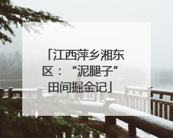 江西萍乡湘东区：“泥腿子”田间掘金记