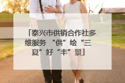 泰兴市供销合作社多维服务 “供”绘“三夏”好“丰”景