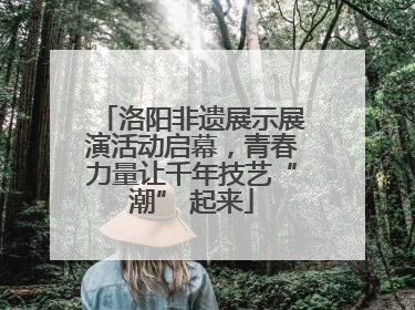 洛阳非遗展示展演活动启幕，青春力量让千年技艺“潮” 起来