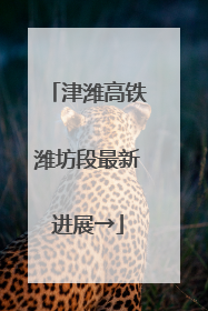 津潍高铁潍坊段最新进展→