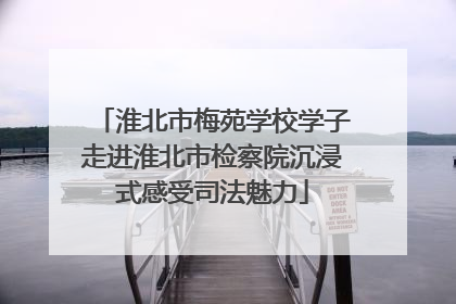 淮北市梅苑学校学子走进淮北市检察院沉浸式感受司法魅力