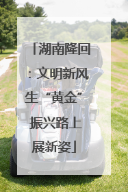 湖南隆回：文明新风生“黄金” 振兴路上展新姿