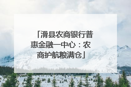 滑县农商银行普惠金融一中心：农商护航粮满仓