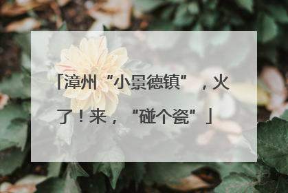 漳州“小景德镇”，火了！来，“碰个瓷”
