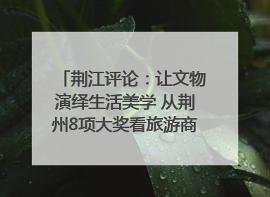 荆江评论：让文物演绎生活美学 从荆州8项大奖看旅游商品3.0时代