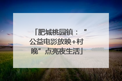 肥城桃园镇：“公益电影放映+村晚”点亮夜生活