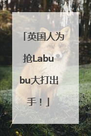 英国人为抢Labubu大打出手！