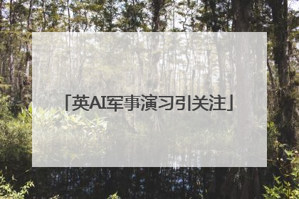 英AI军事演习引关注