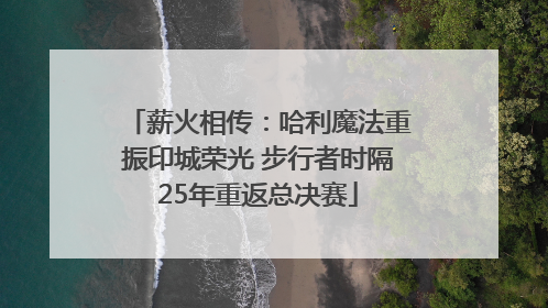 薪火相传：哈利魔法重振印城荣光 步行者时隔25年重返总决赛