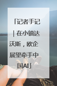 记者手记｜在小镇达沃斯，欧企展望牵手中国AI